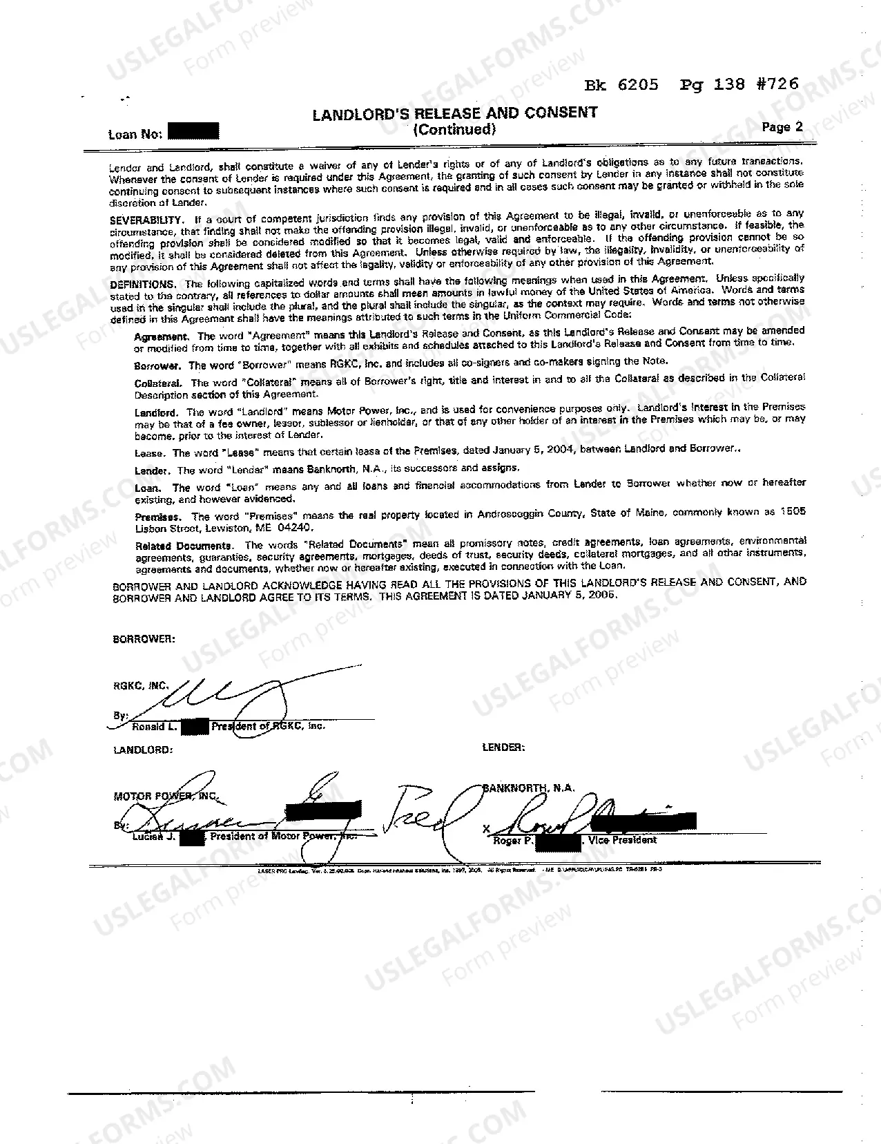 Preview Landlord Release and Consent