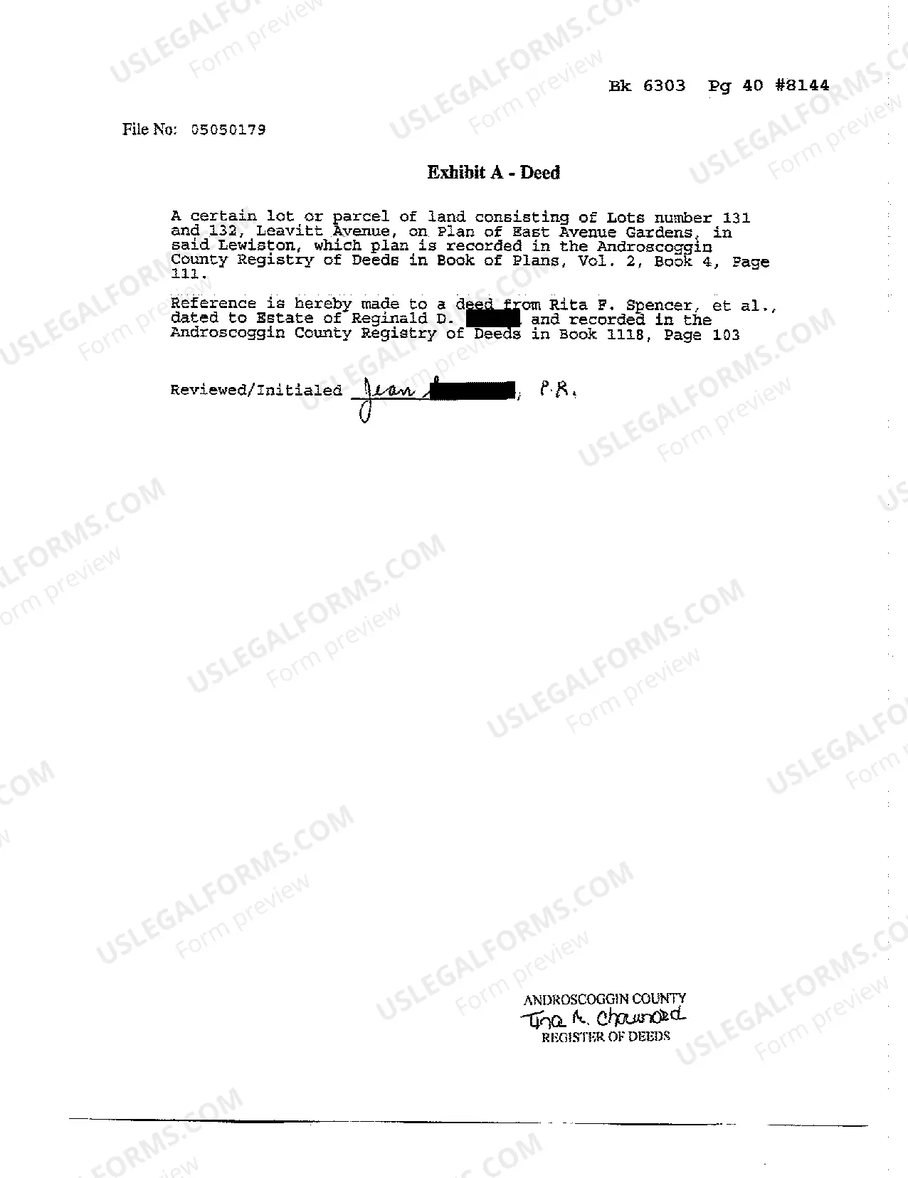 Preview Personal Representatives Deed