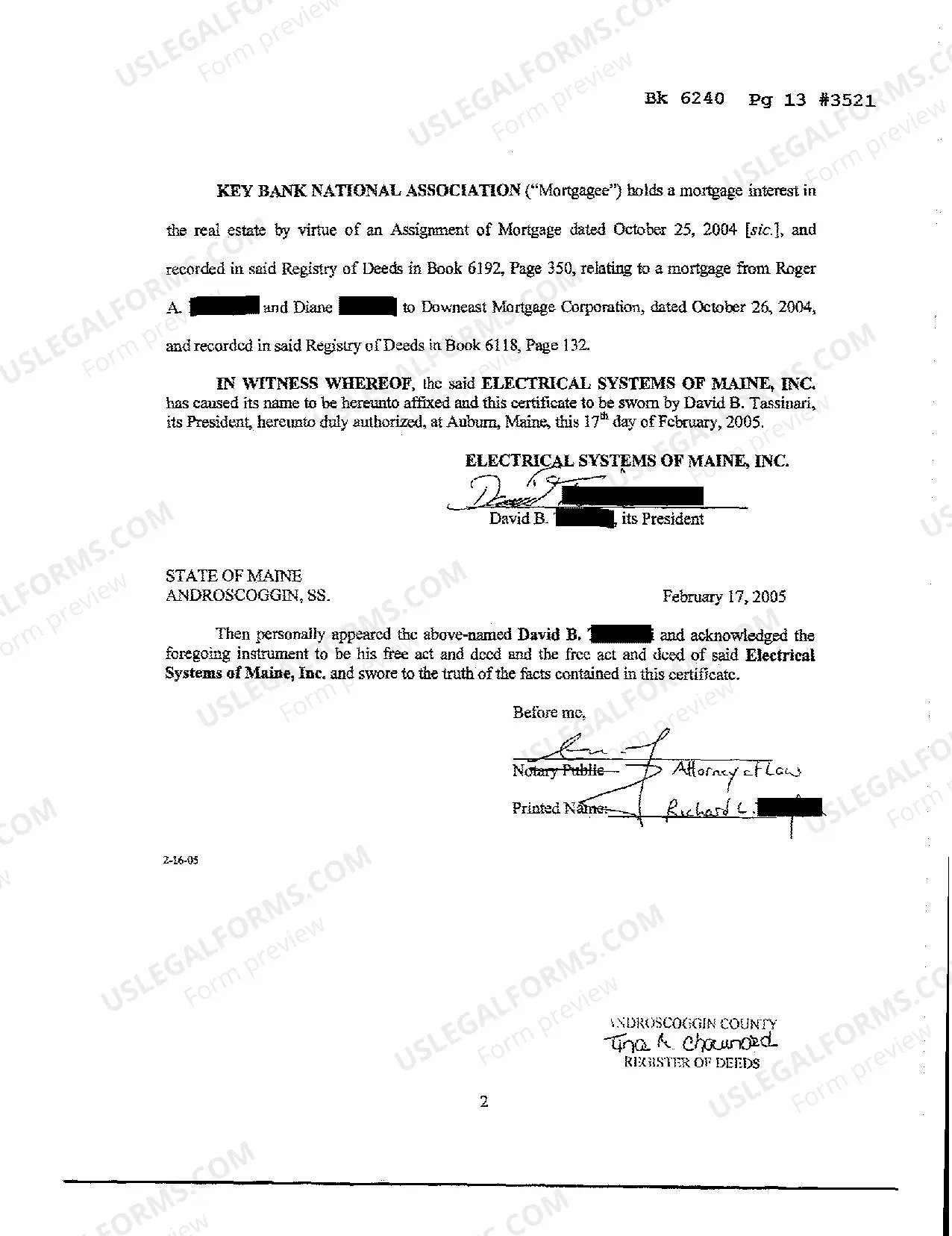 Preview Contractor Lien Certificate