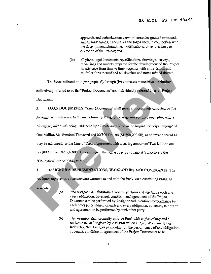 Preview Assignment of Project Documents