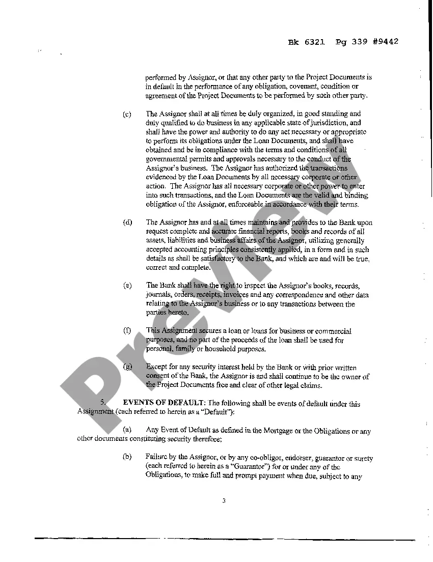 Preview Assignment of Project Documents