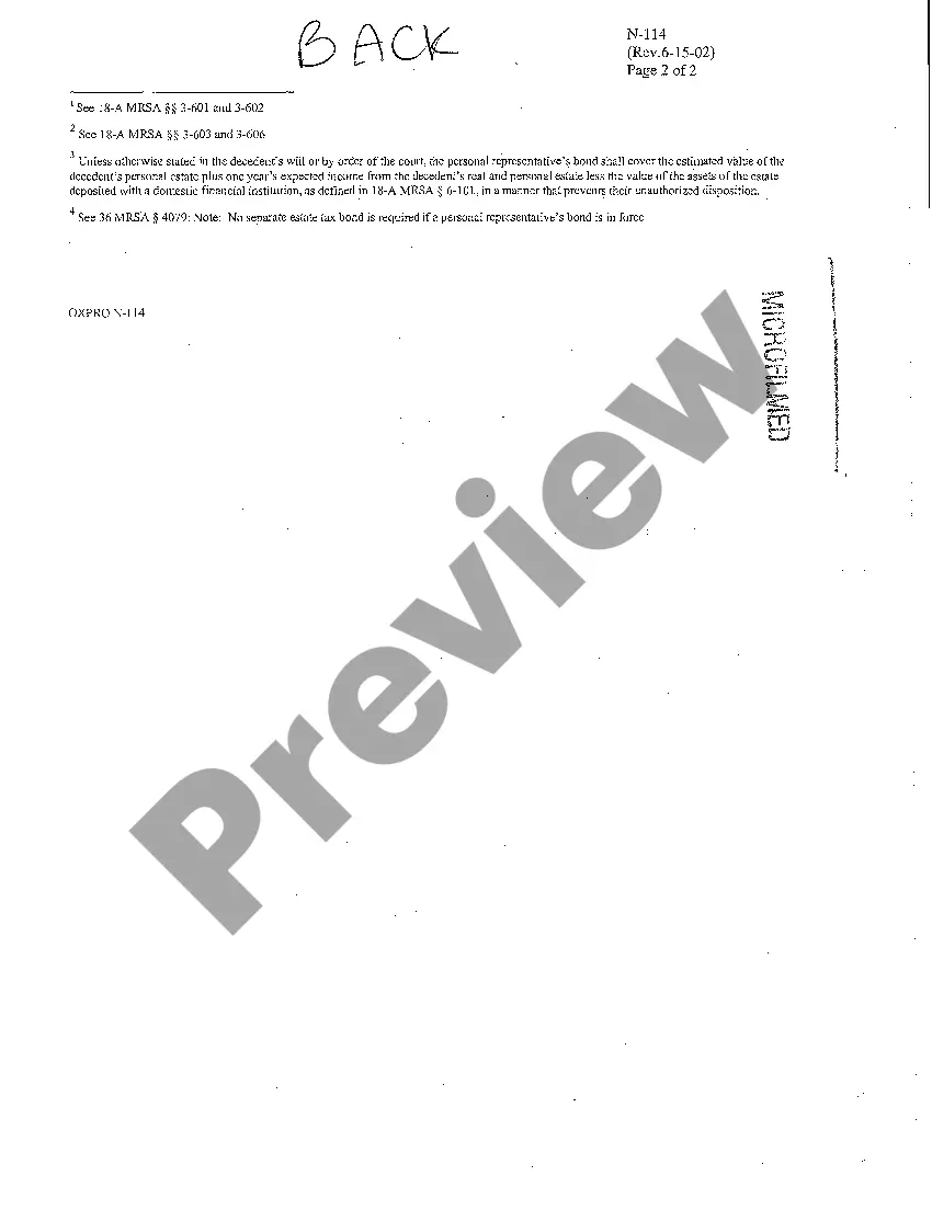 Preview A07 Notice to Personal Representative Regarding Acceptance of Appointment