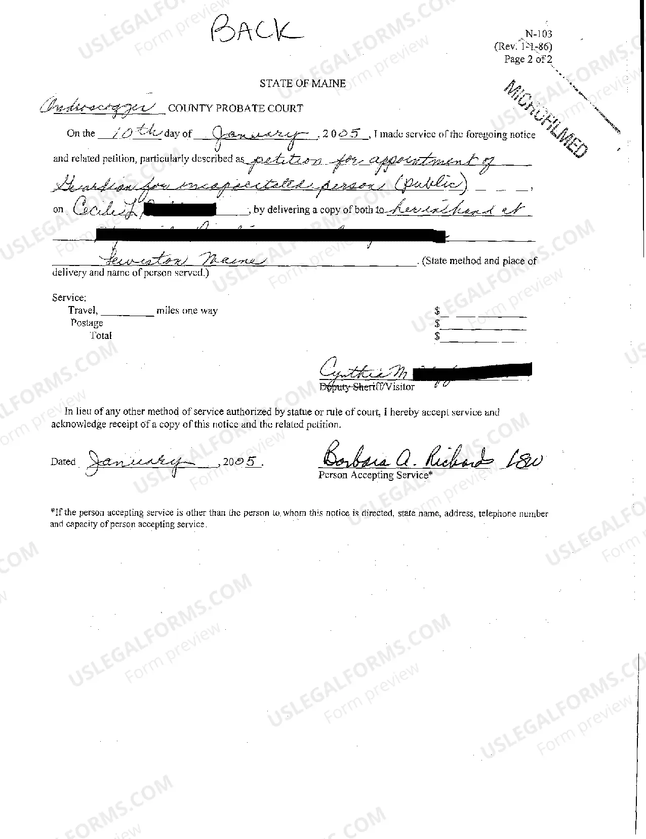 Preview A13 General Notice of Beginning of a Formal Probate Proceeding with Hearing Date