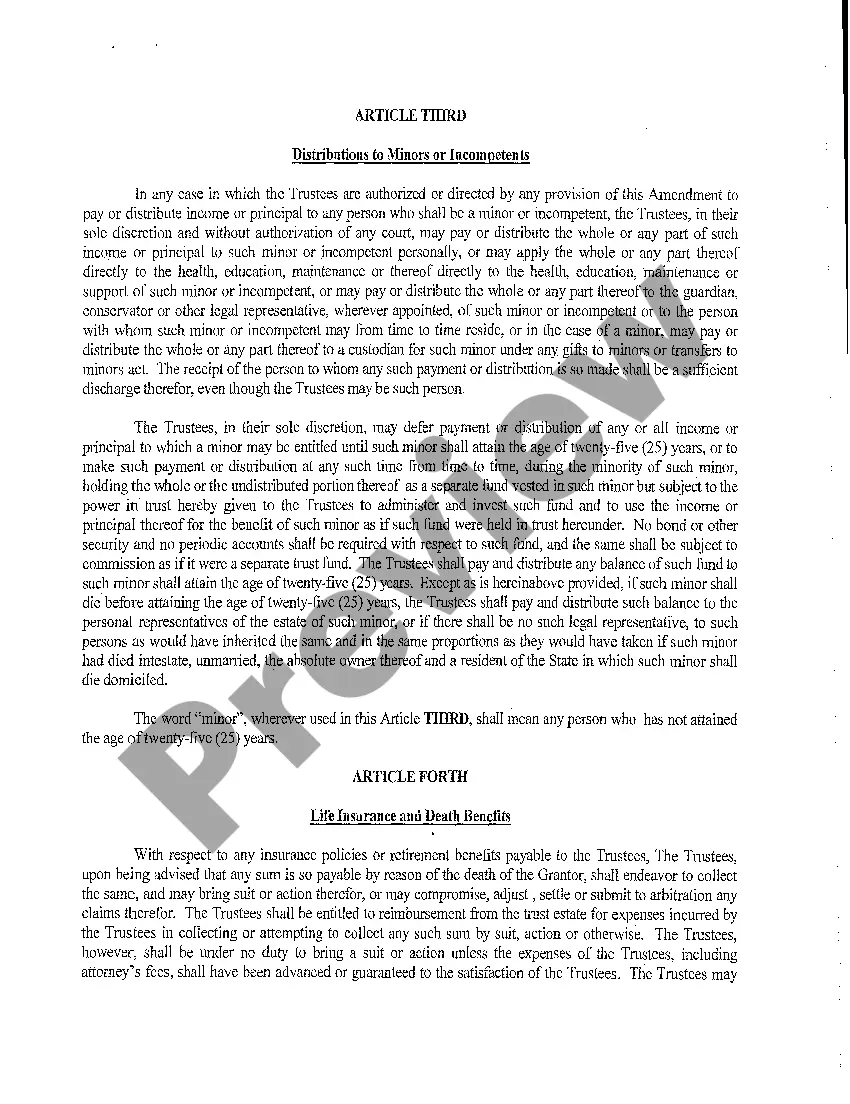 Get A05 Declaration of Trust Preview A05 Declaration of Trust