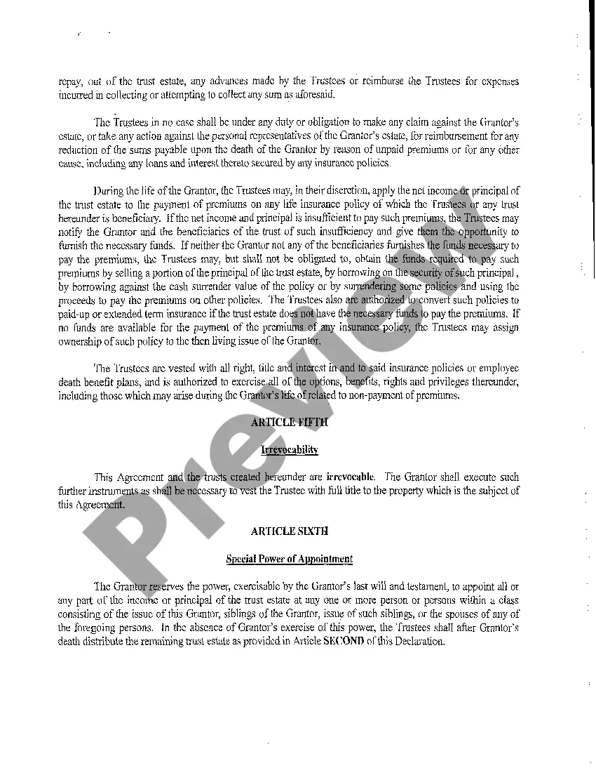 Get A05 Declaration of Trust Preview A05 Declaration of Trust
