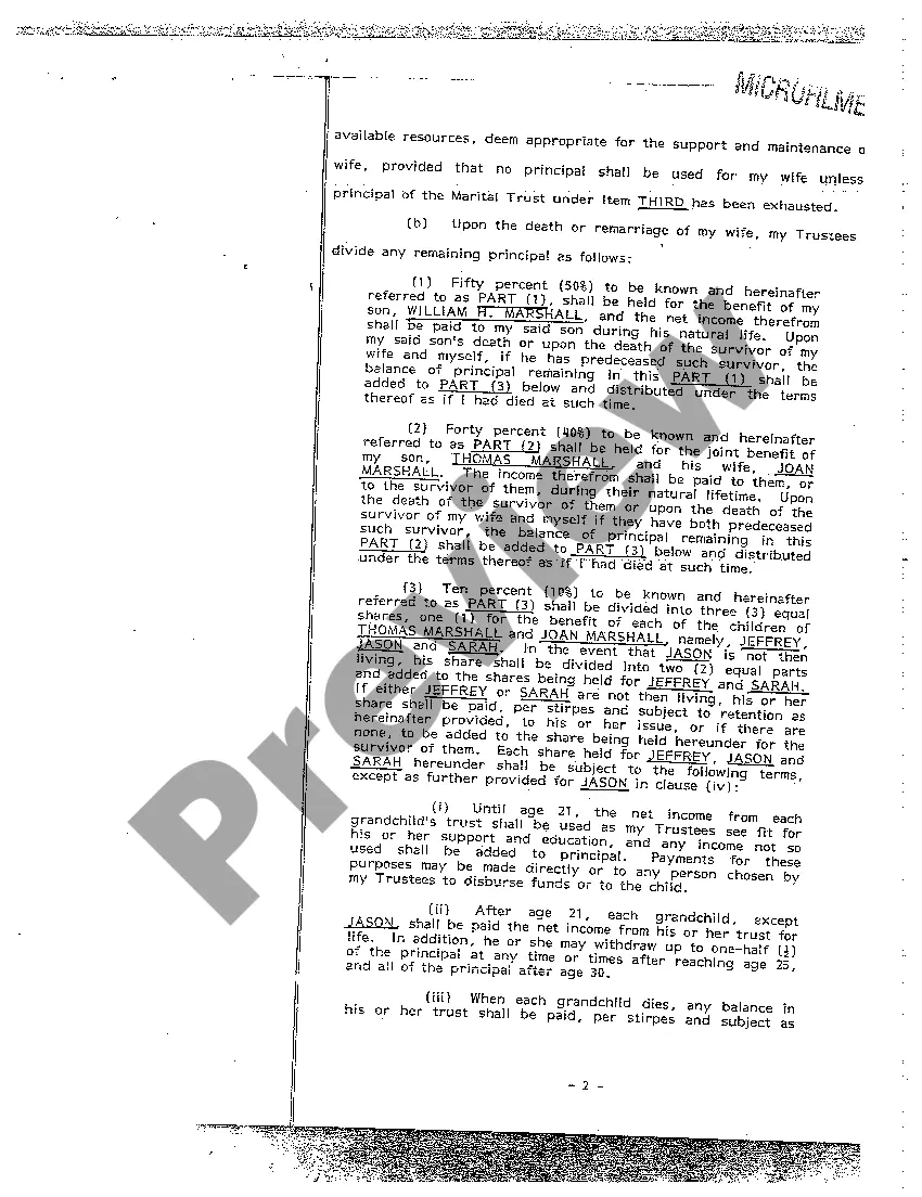 Get A03 Exhibit A - Last Will and Testament of Decedent Preview A03 Exhibit A - Last Will and Testament of Decedent