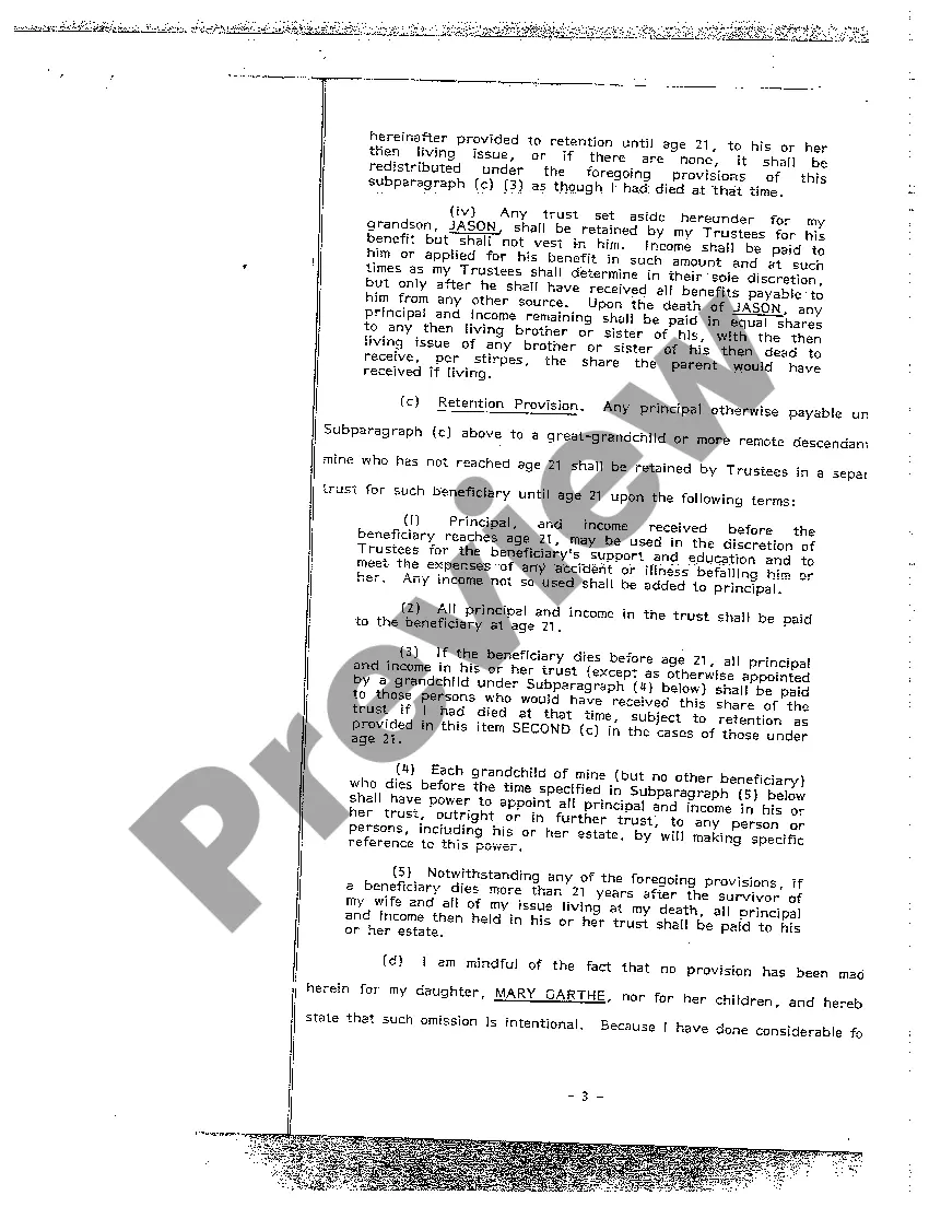 Get A03 Exhibit A - Last Will and Testament of Decedent Preview A03 Exhibit A - Last Will and Testament of Decedent