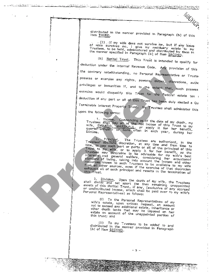 Get A03 Exhibit A - Last Will and Testament of Decedent Preview A03 Exhibit A - Last Will and Testament of Decedent