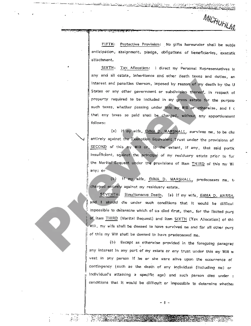 Get A03 Exhibit A - Last Will and Testament of Decedent Preview A03 Exhibit A - Last Will and Testament of Decedent