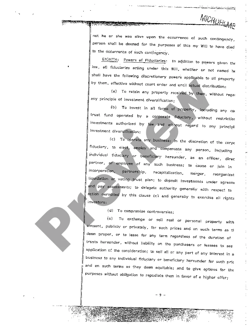 Get A03 Exhibit A - Last Will and Testament of Decedent Preview A03 Exhibit A - Last Will and Testament of Decedent