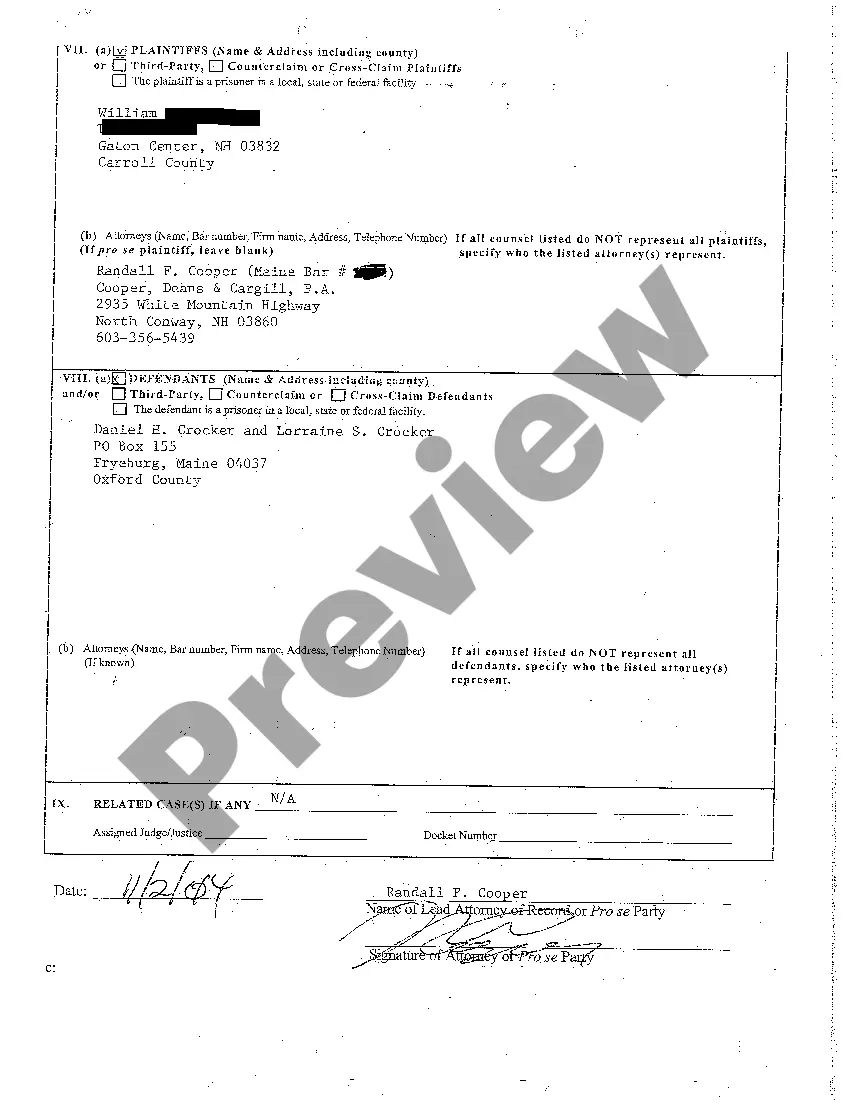 Preview A01 Complaint for Breach of Construction Contract on Addition to Home