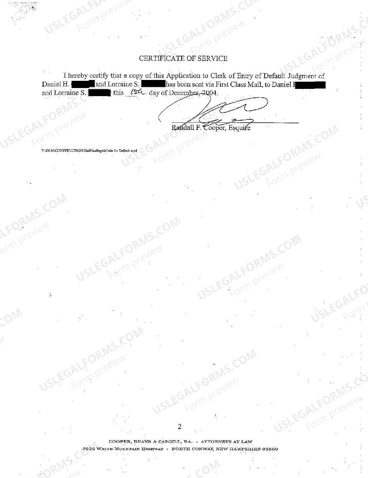 Preview A03 Application to Clerk for Entry of Default Against Defendants