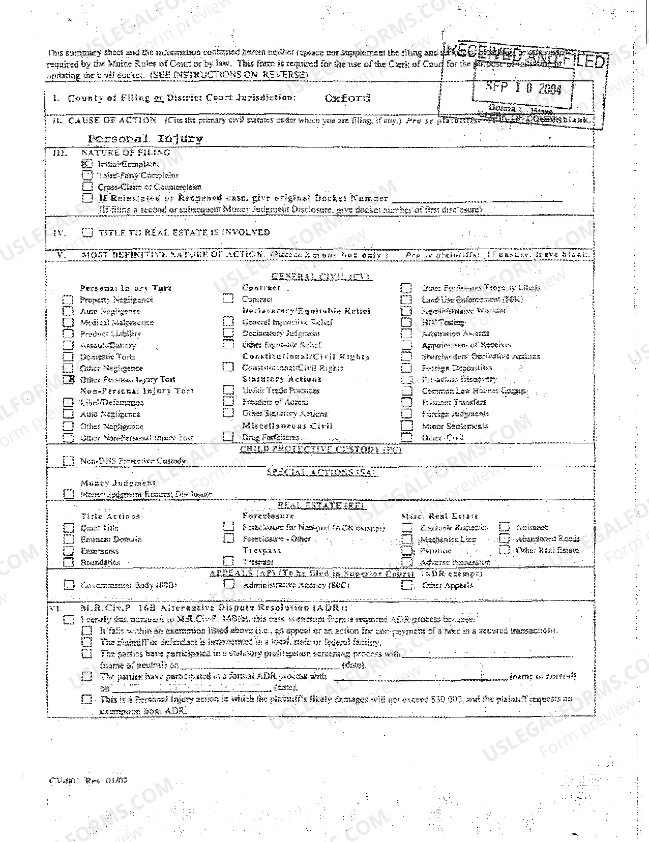 Preview A01 Complaint - Strict Liability Personal Injuries Due to Dog Bite