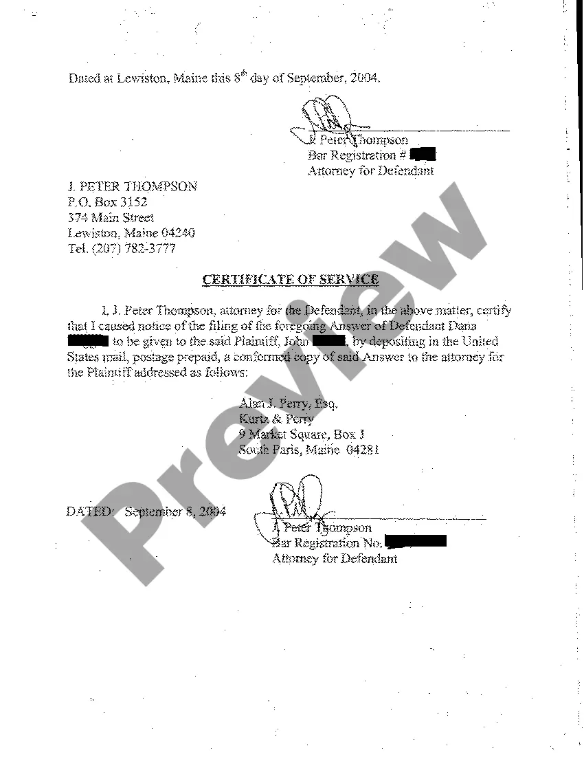 Preview A02 Answer of Defendant regarding Strict Liability Personal Injuries Due to Dog Bite