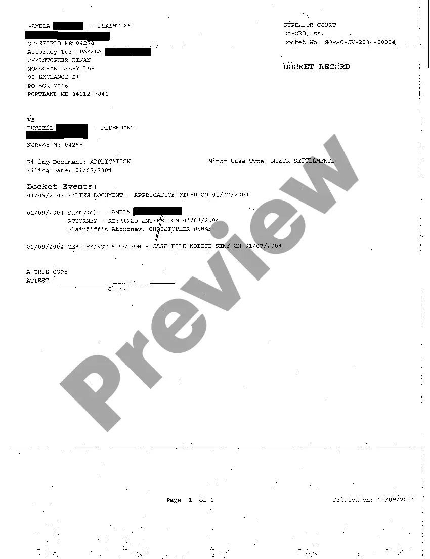 Preview A02 Attorney's Affidavit in Support of Motion for Approval of Settlement for Minor