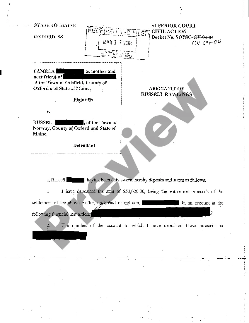 Preview A03 Order Approving Settlement