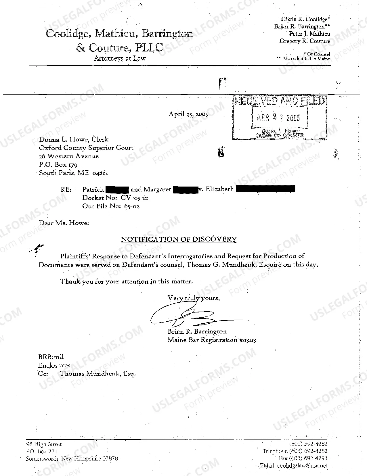 Preview A02 Answer regarding Personal Injury and Loss of Consortium Due to Negligent Operation of Motor Vehicle