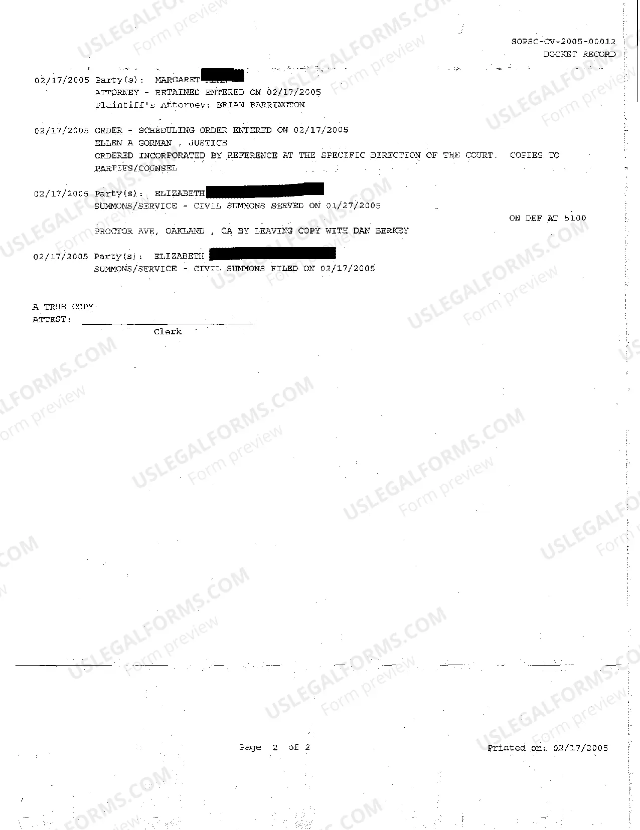Preview A02 Answer regarding Personal Injury and Loss of Consortium Due to Negligent Operation of Motor Vehicle