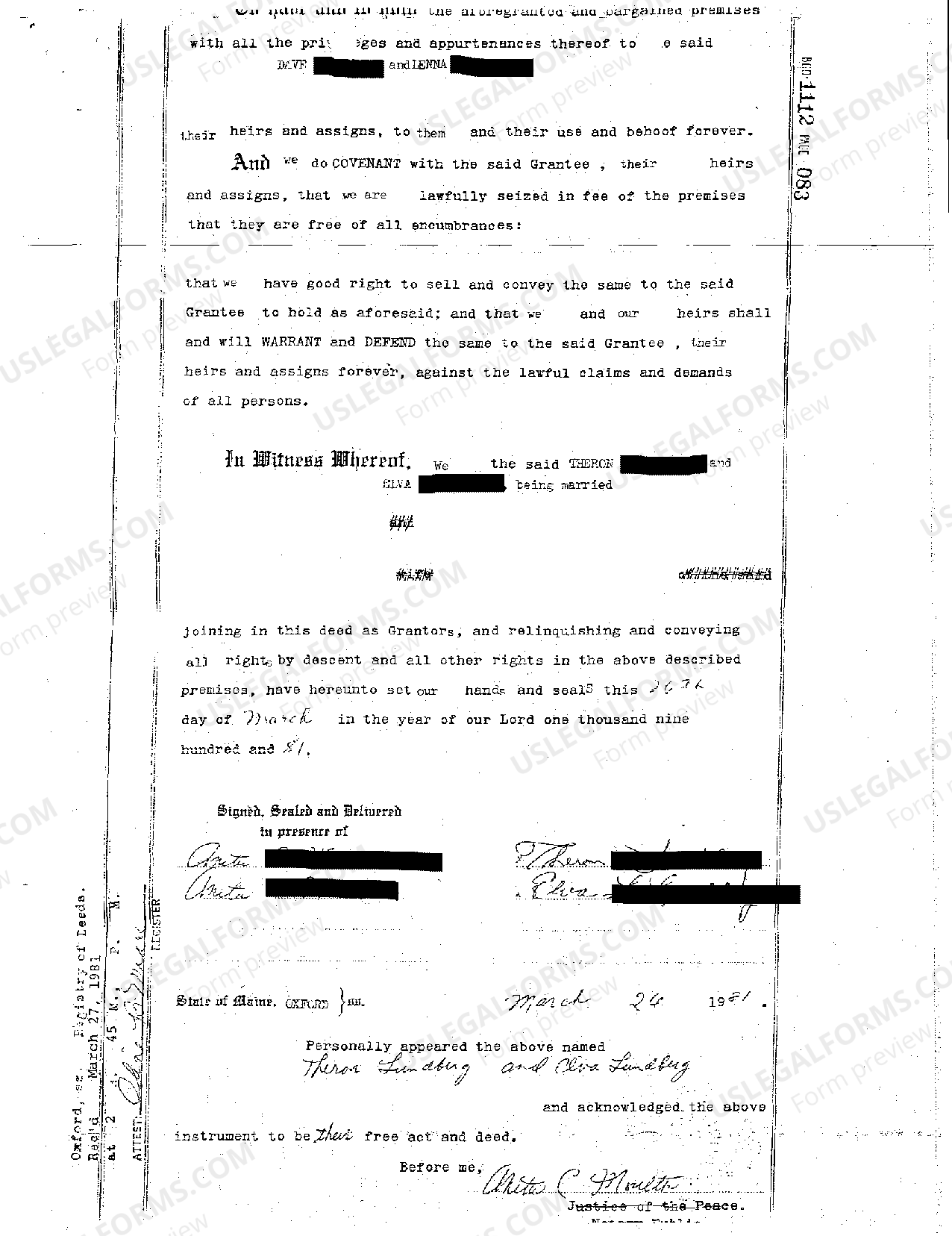 Maine Complaint for Declaratory Relief of Access Easement by