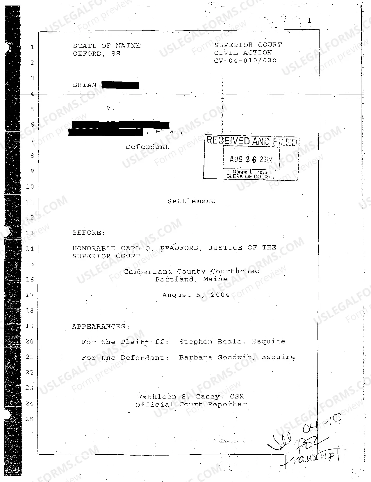 Preview A07 Settlement Agreement