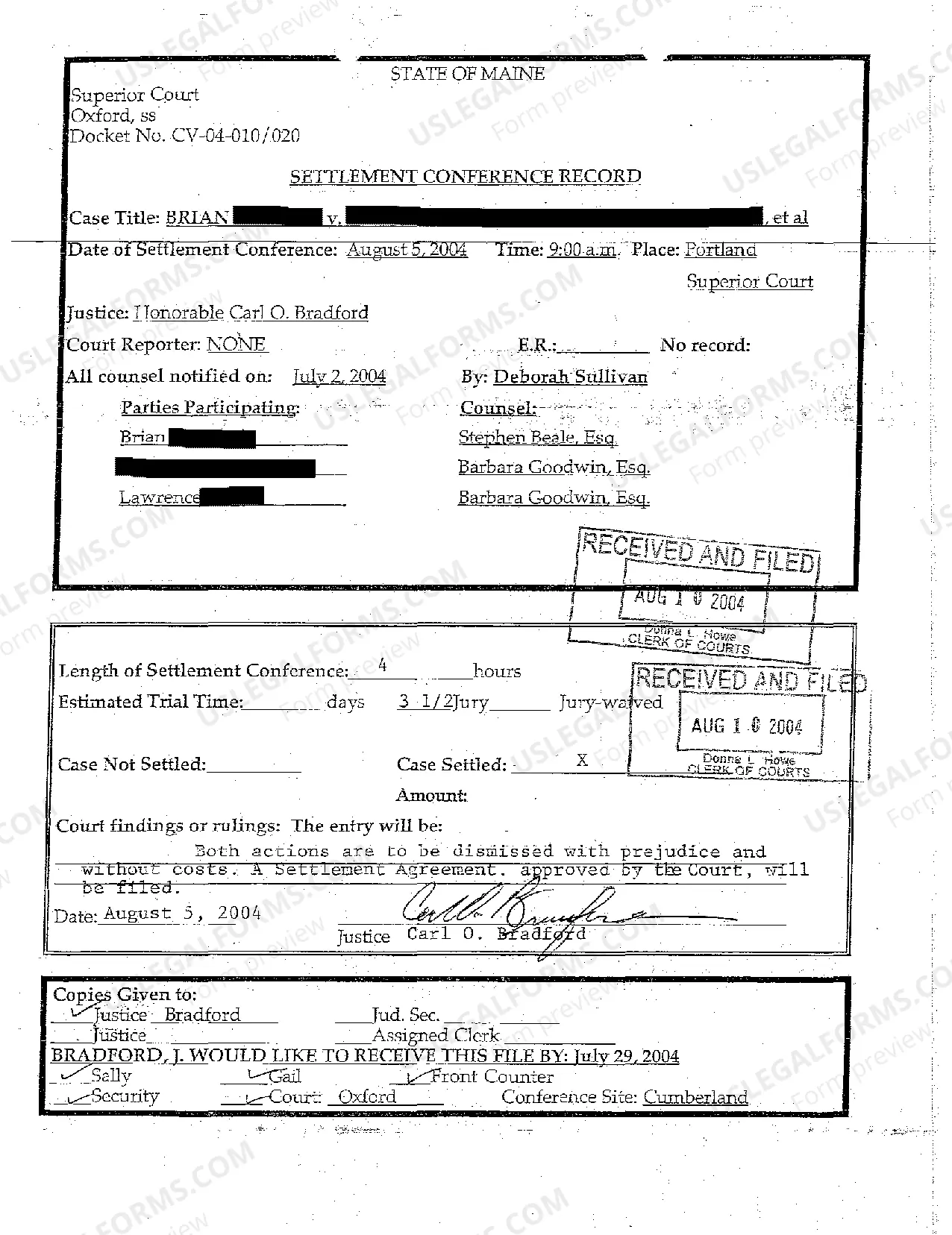 Preview A07 Settlement Agreement
