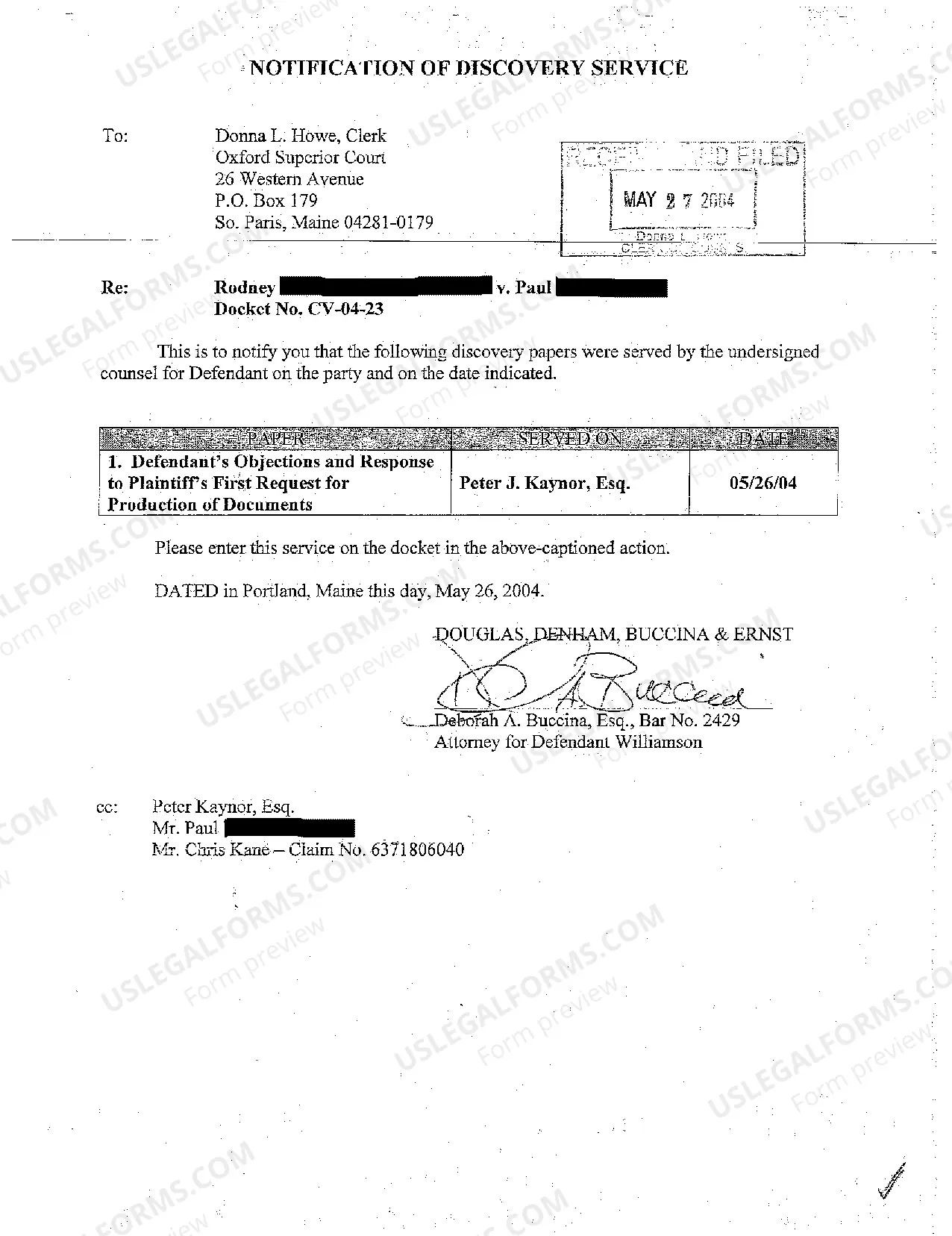 Preview A03 Plaintiff's Proposed Designation of Expert Witness and Information