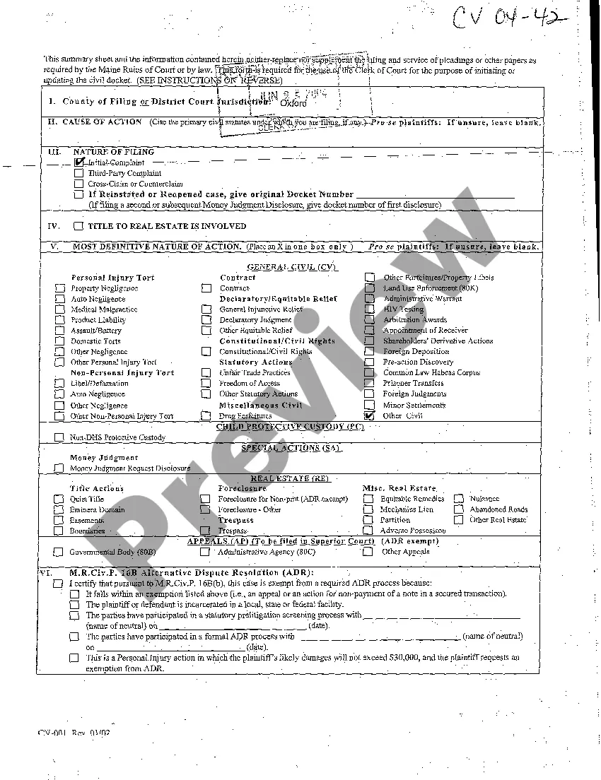 Get A01 Complaint - Invasion of Privacy - Intentional Infliction of Emotional Distress - Interception of Communication Preview A01 Complaint - Invasion of Privacy - Intentional Infliction of Emotional Distress - Interception of Communication