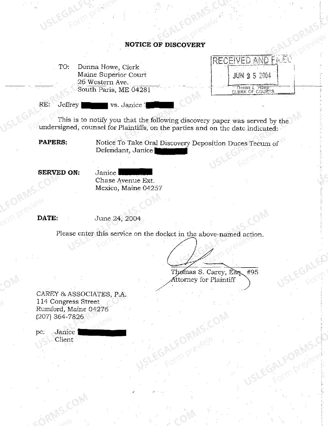 Preview A02 Defendant's Answer to Complaint