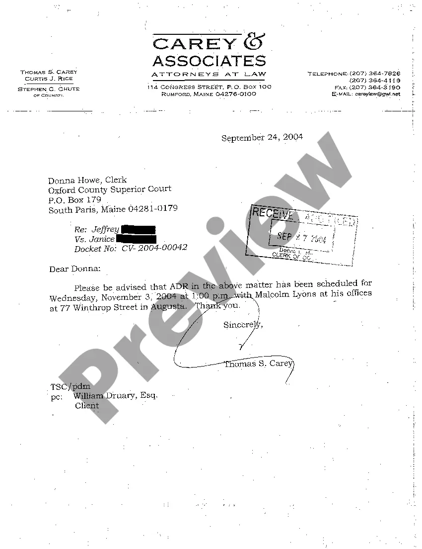 Get A03 Report of ADR Conference and Order Preview A03 Report of ADR Conference and Order