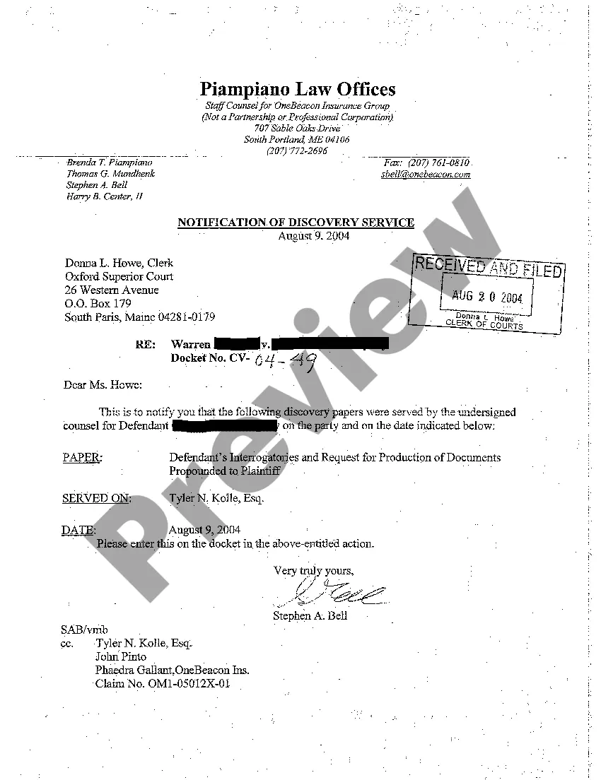 Preview A04 Plaintiff Objects to Interrogatories Propounded by Defendant