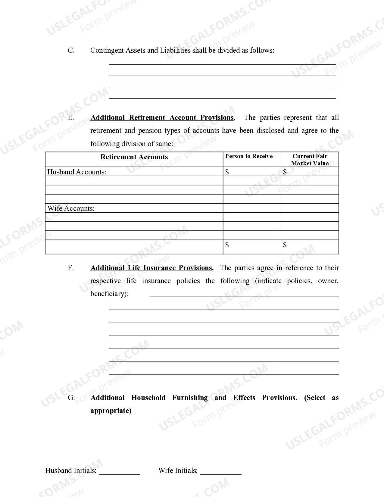 Preview Marital Domestic Separation and Property Settlement Agreement Minor Children Parties May have Joint Property or Debts effective Immediately