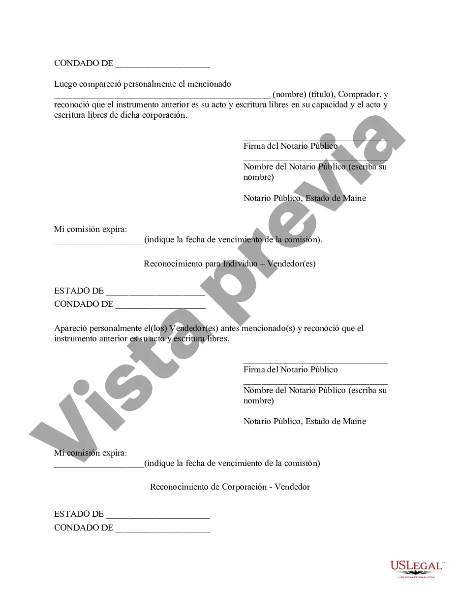 Preview Contrato de venta de madera de Maine