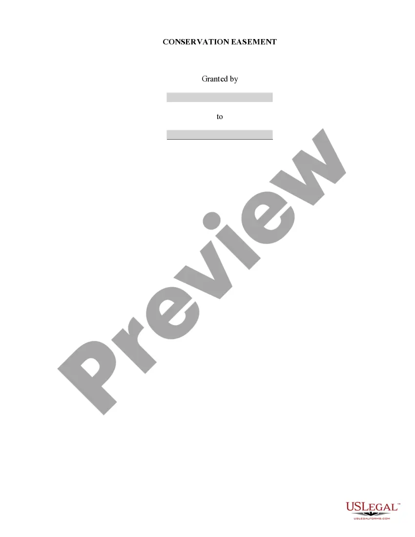 Preview Conservation Easement