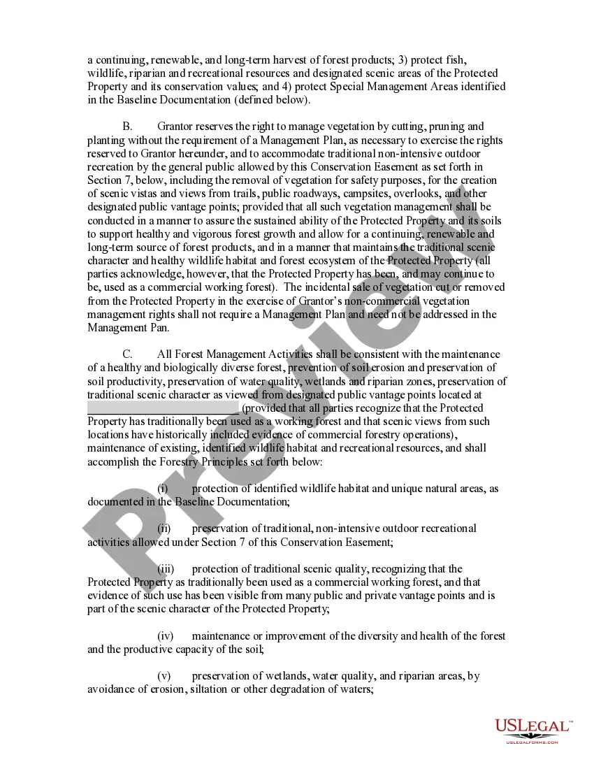 Preview Conservation Easement