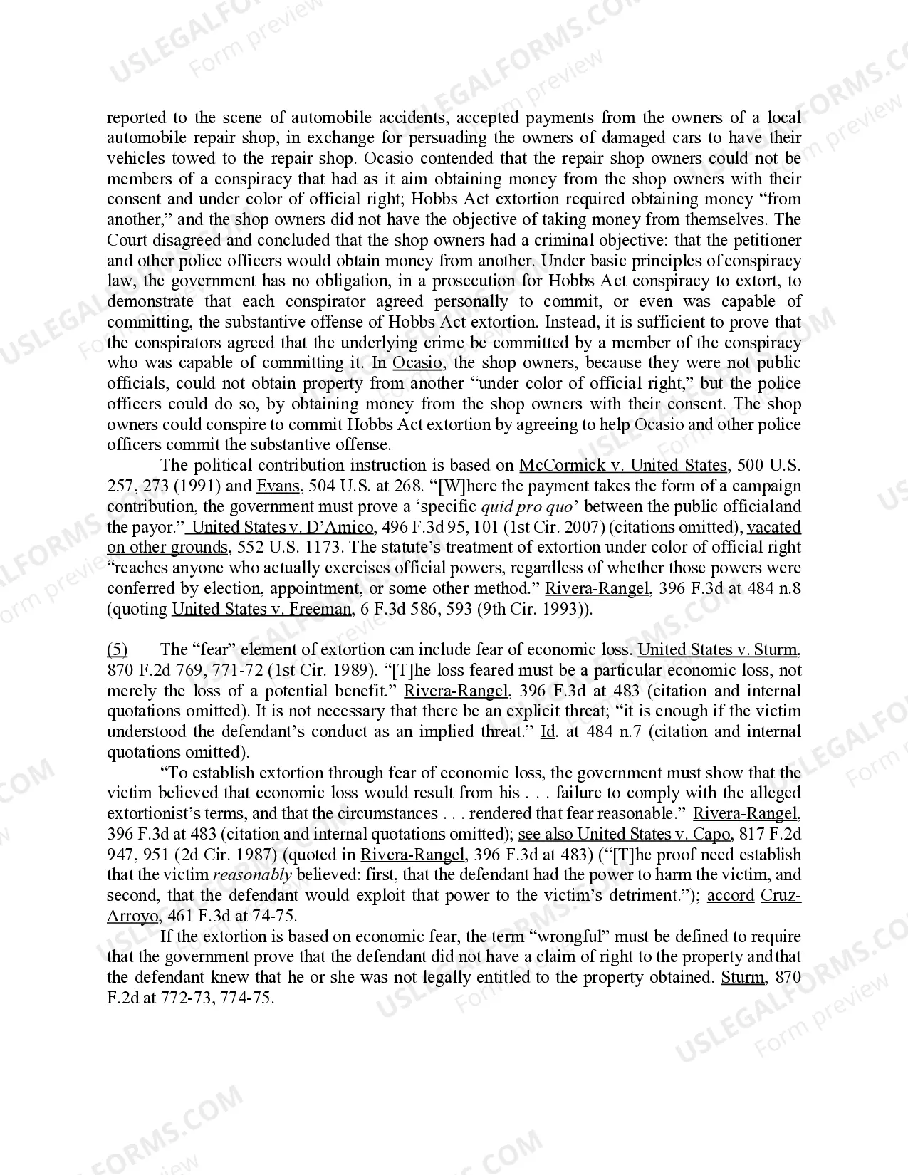 Preview 4.18.1951Interference with Commerce by Robbery or Extortion(Hobbs Act), 18 U.S.C. Sec. 1951
