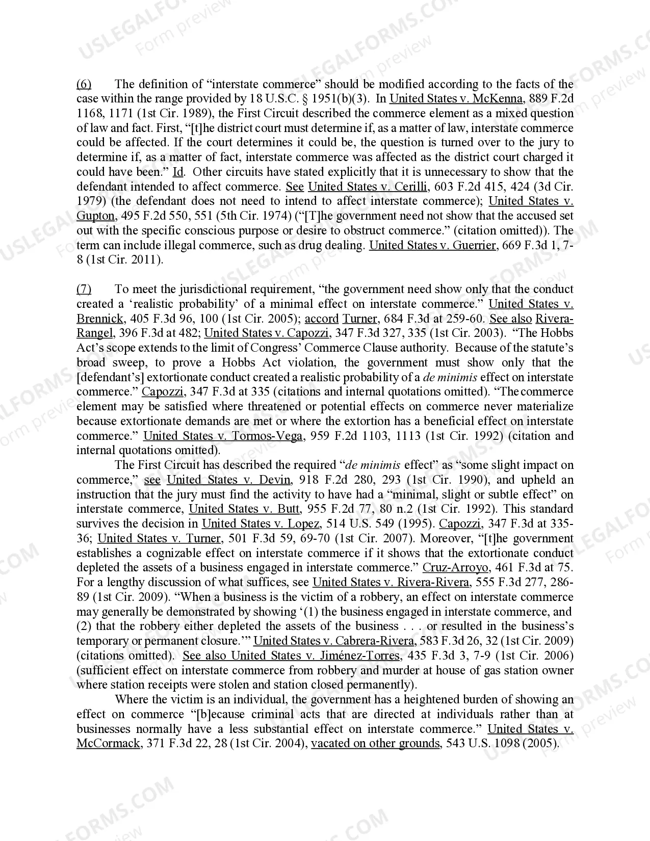 Preview 4.18.1951Interference with Commerce by Robbery or Extortion(Hobbs Act), 18 U.S.C. Sec. 1951