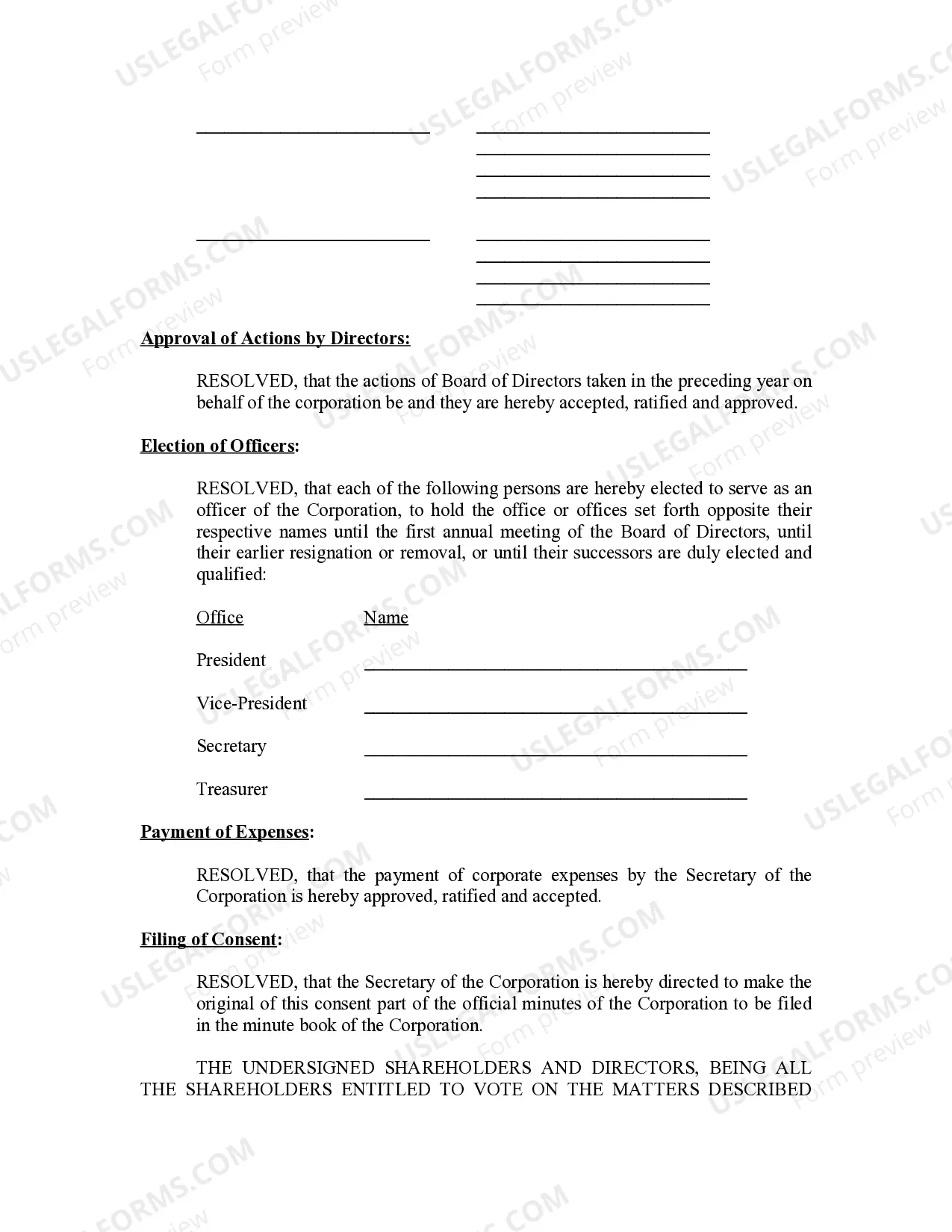 Preview Annual Minutes