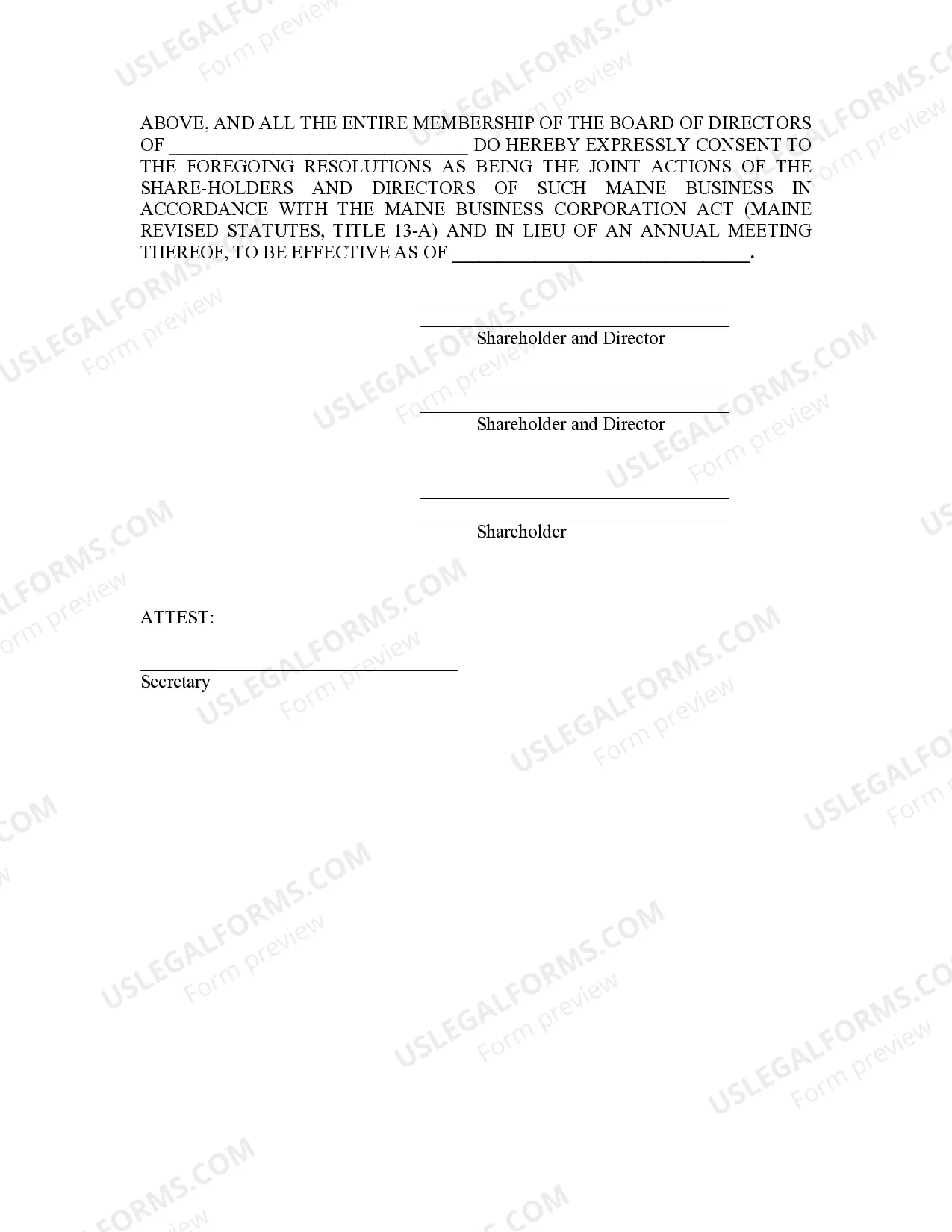 Preview Annual Minutes