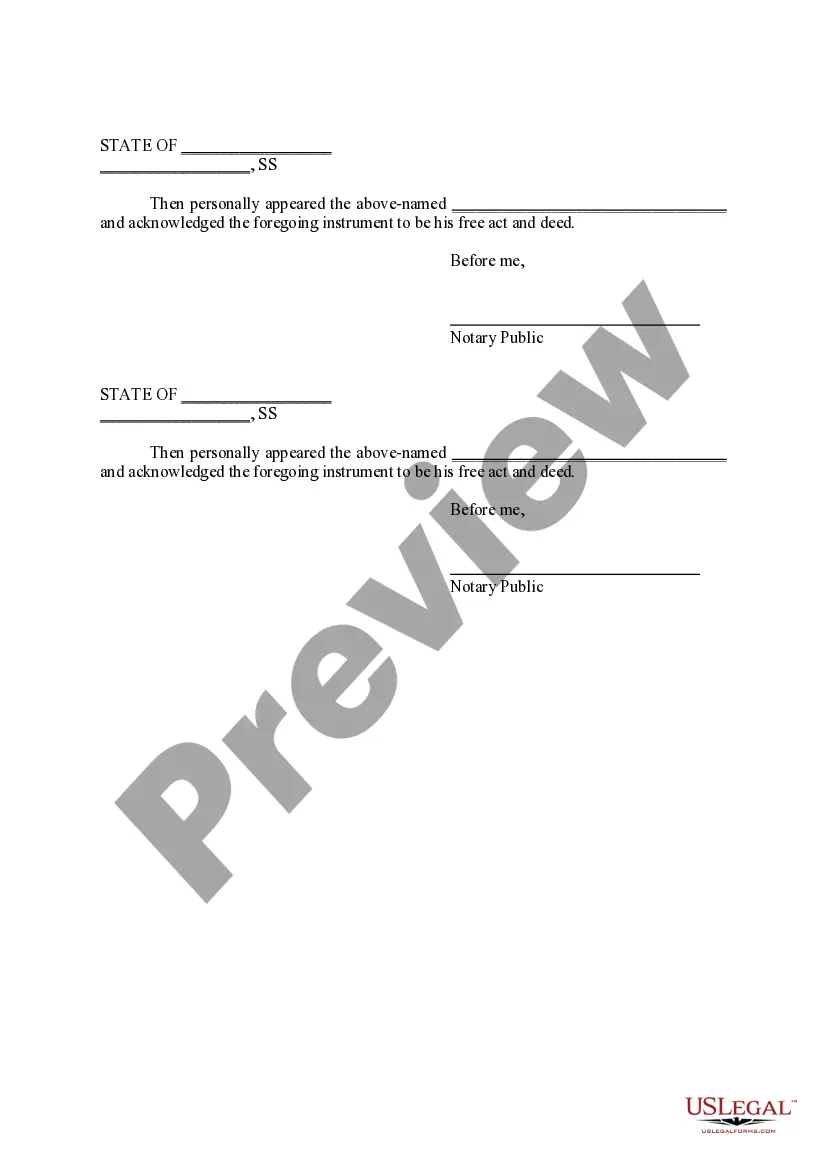 Preview Trust Agreement