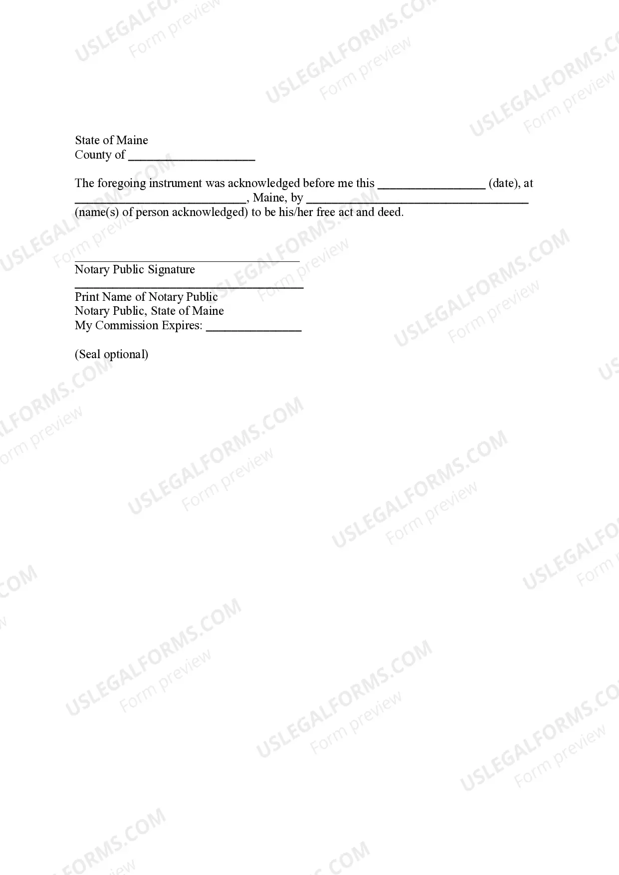 Preview Road Maintenance Agreement