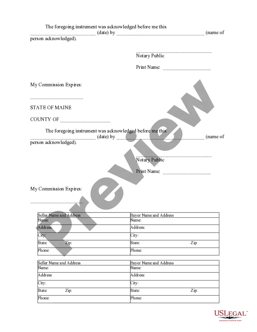 Preview Notice of Option for Recording