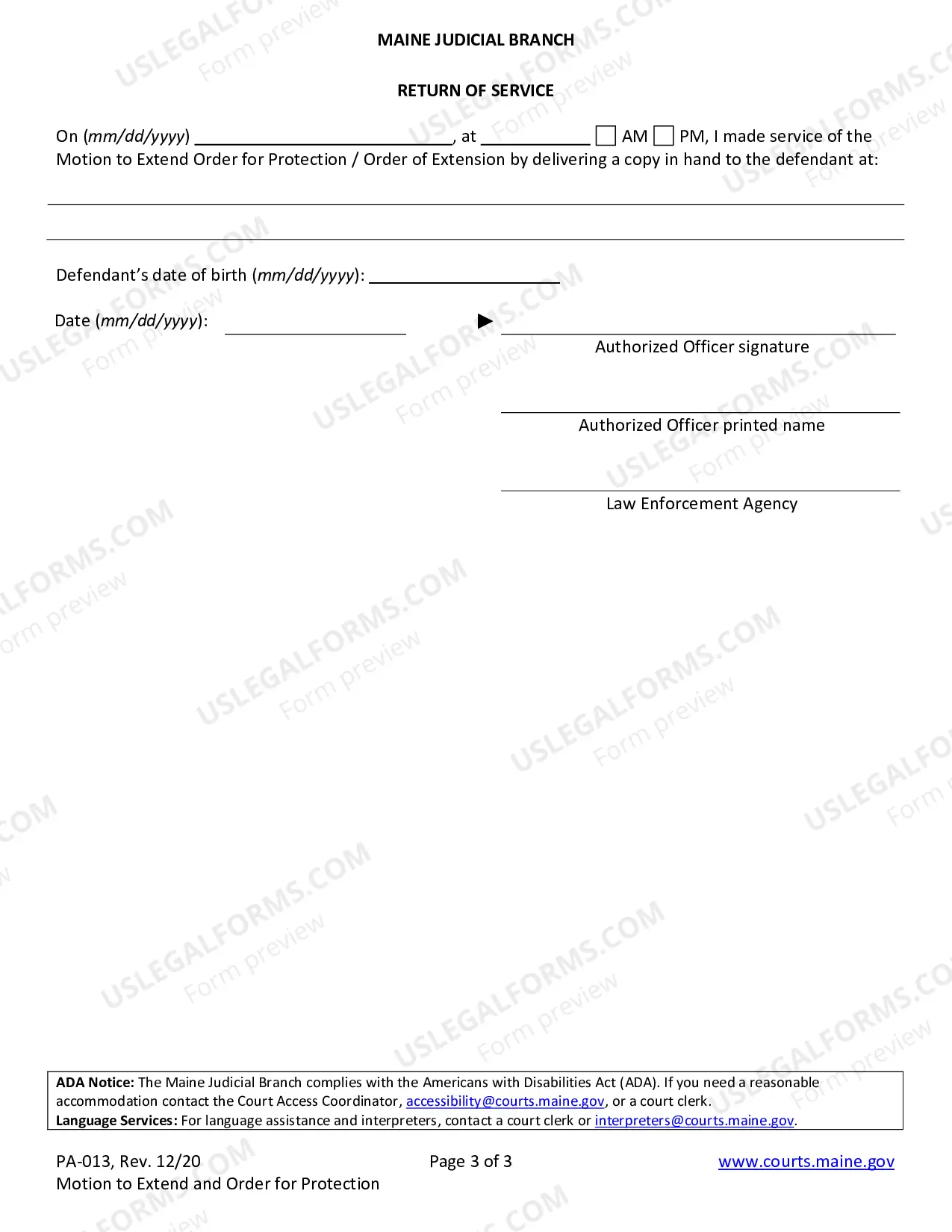 Preview Motion to Extend Order