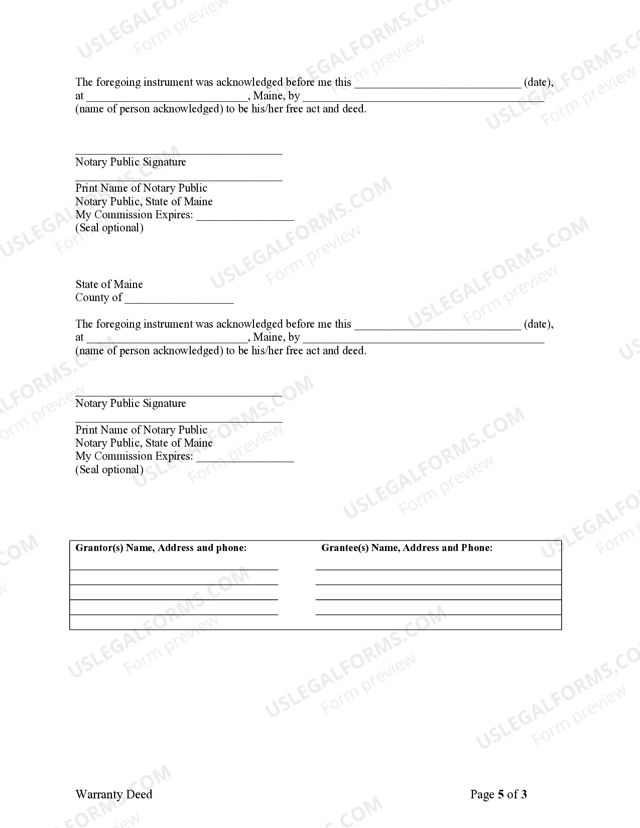 Preview Warranty Deed for Parents to Child with Reservation of Life Estate