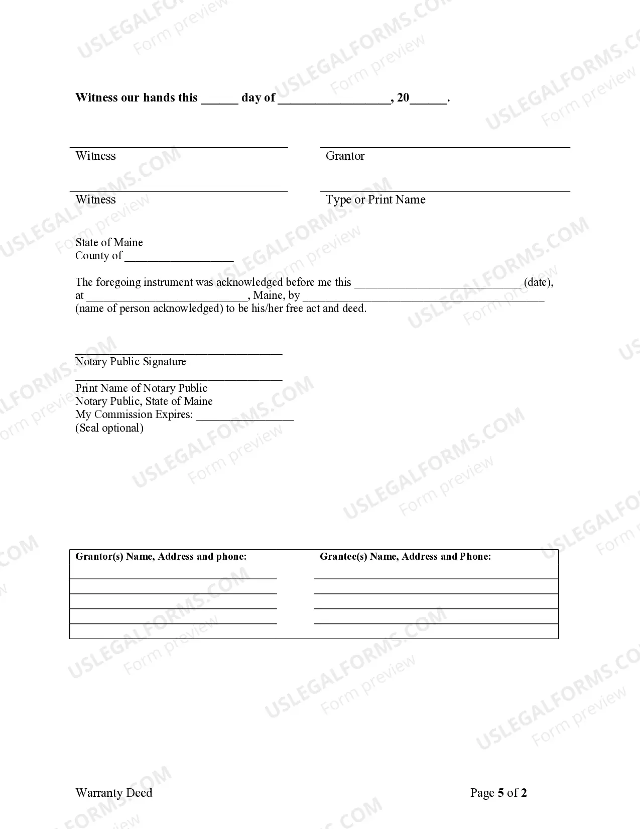 Preview Warranty Deed to Separate Property of One Spouse to Both Spouses as Joint Tenants