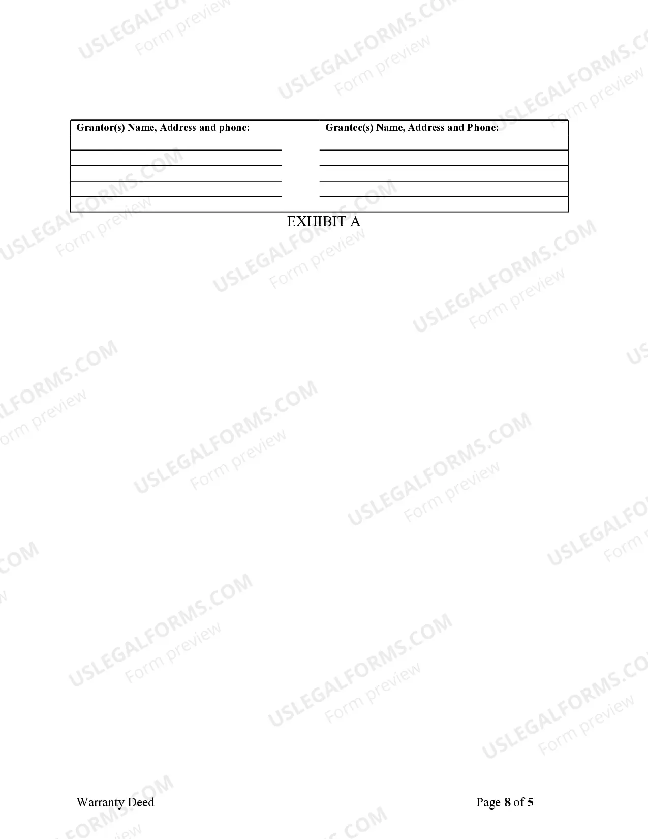 Preview Warranty Deed from Limited Partnership or LLC is the Grantor, or Grantee