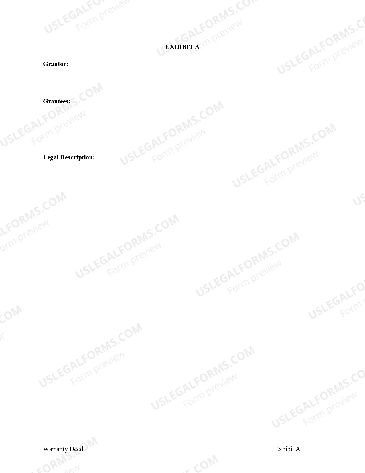 Preview Warranty Deed - Individual to Three Individuals