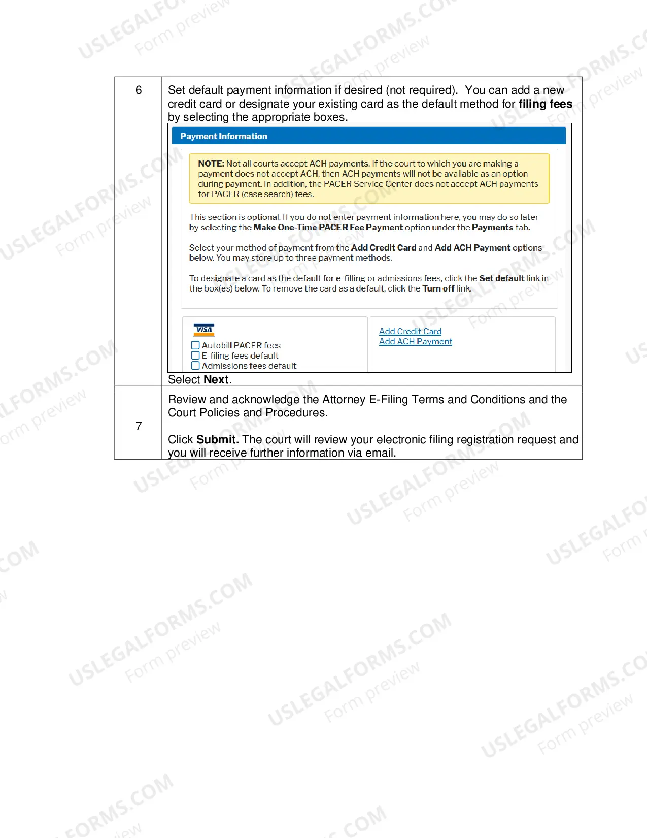 Preview ECF Registration Form