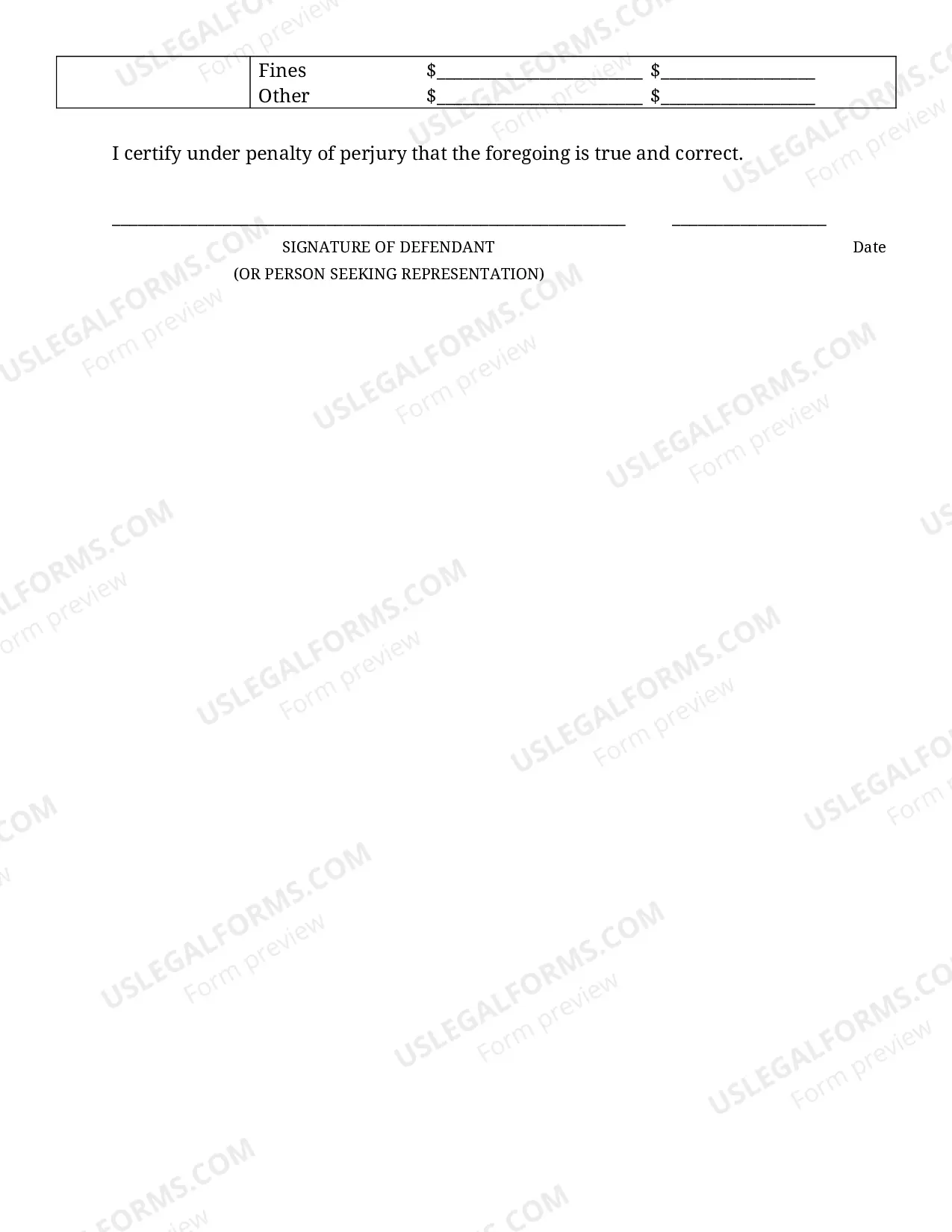 Preview C.J.A. Financial Affidavit (in English)