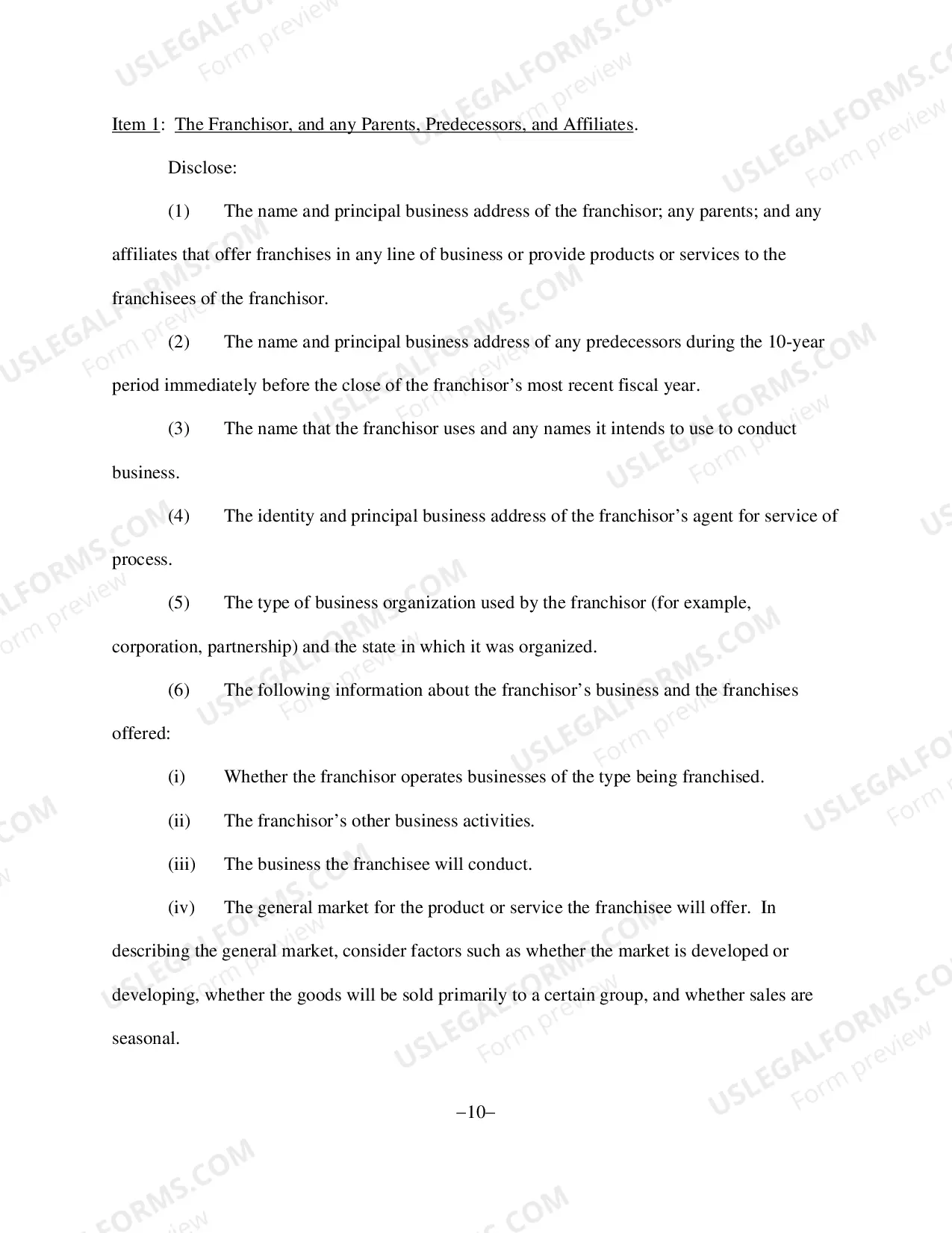 Preview Franchise Registration and Disclosure Guidelines(PDF)