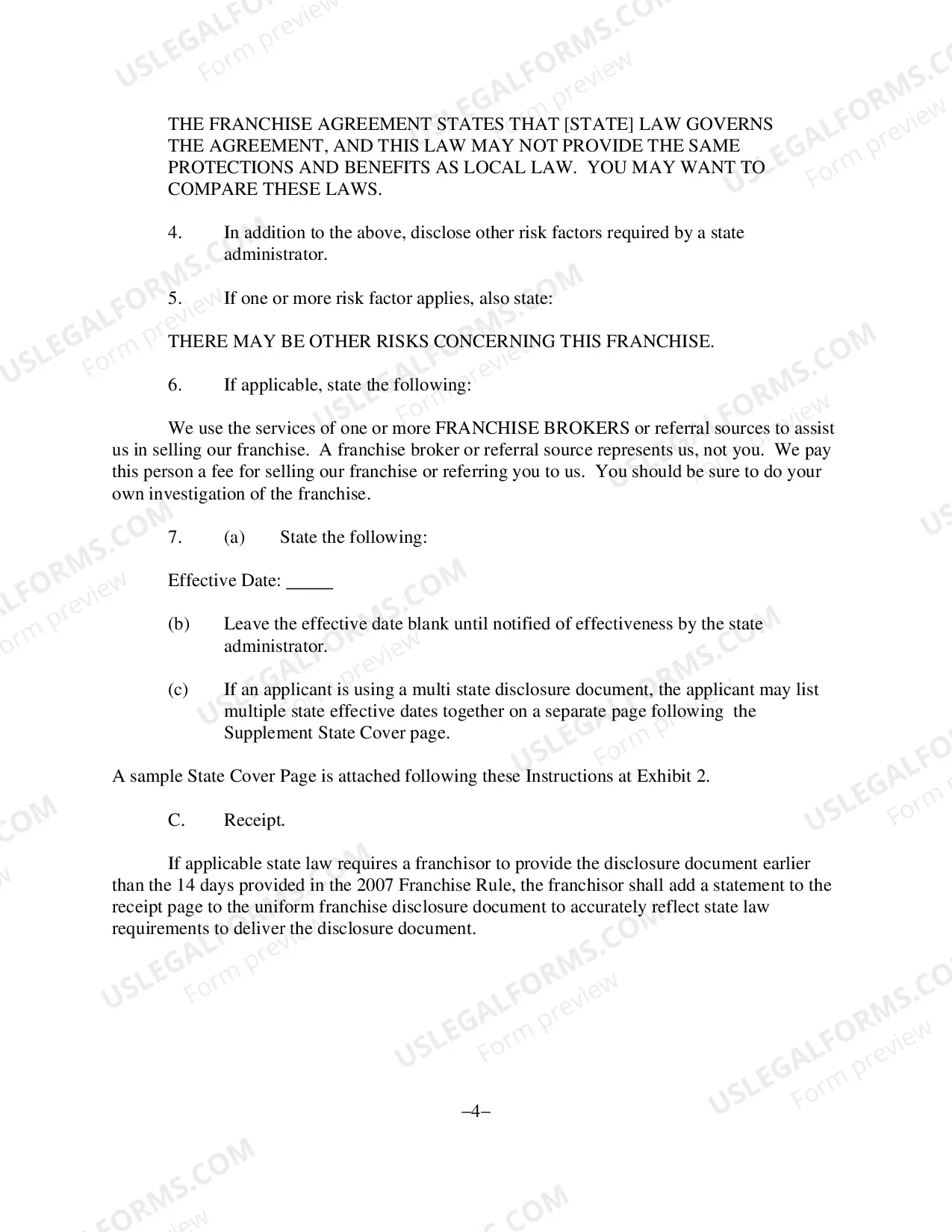 Preview Franchise Registration and Disclosure Guidelines(PDF)